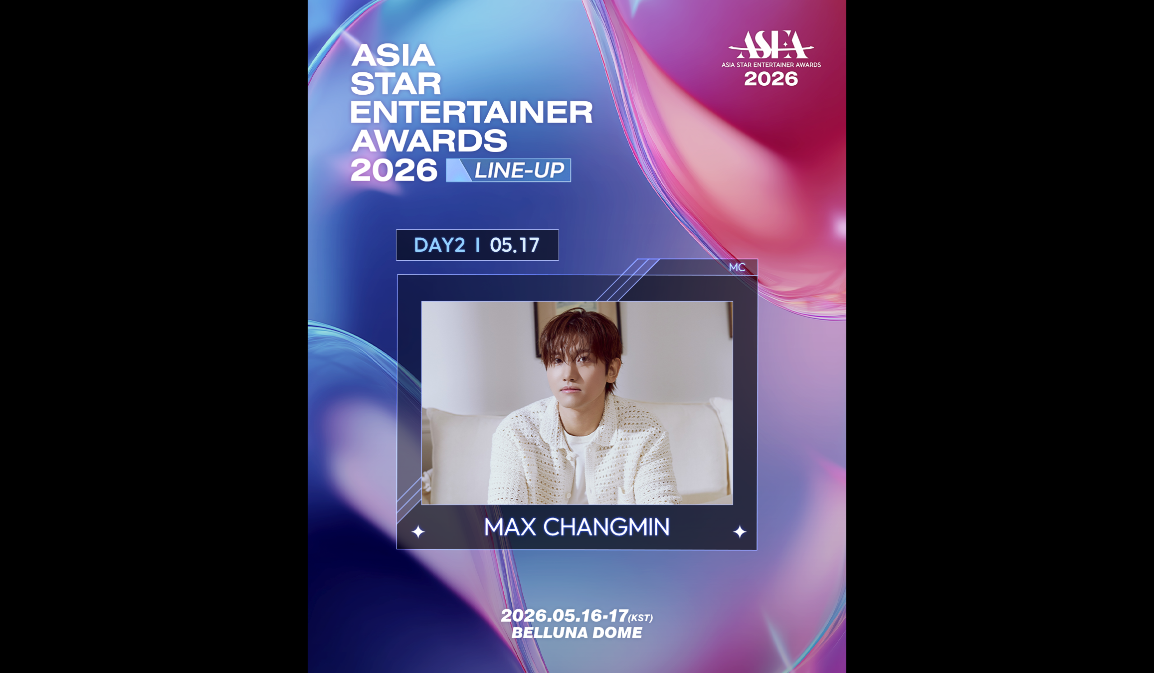 'Living Legend' TVXQ!'s MAX CHANGMIN to Appear at 'Asia Star Entertainer Awards'