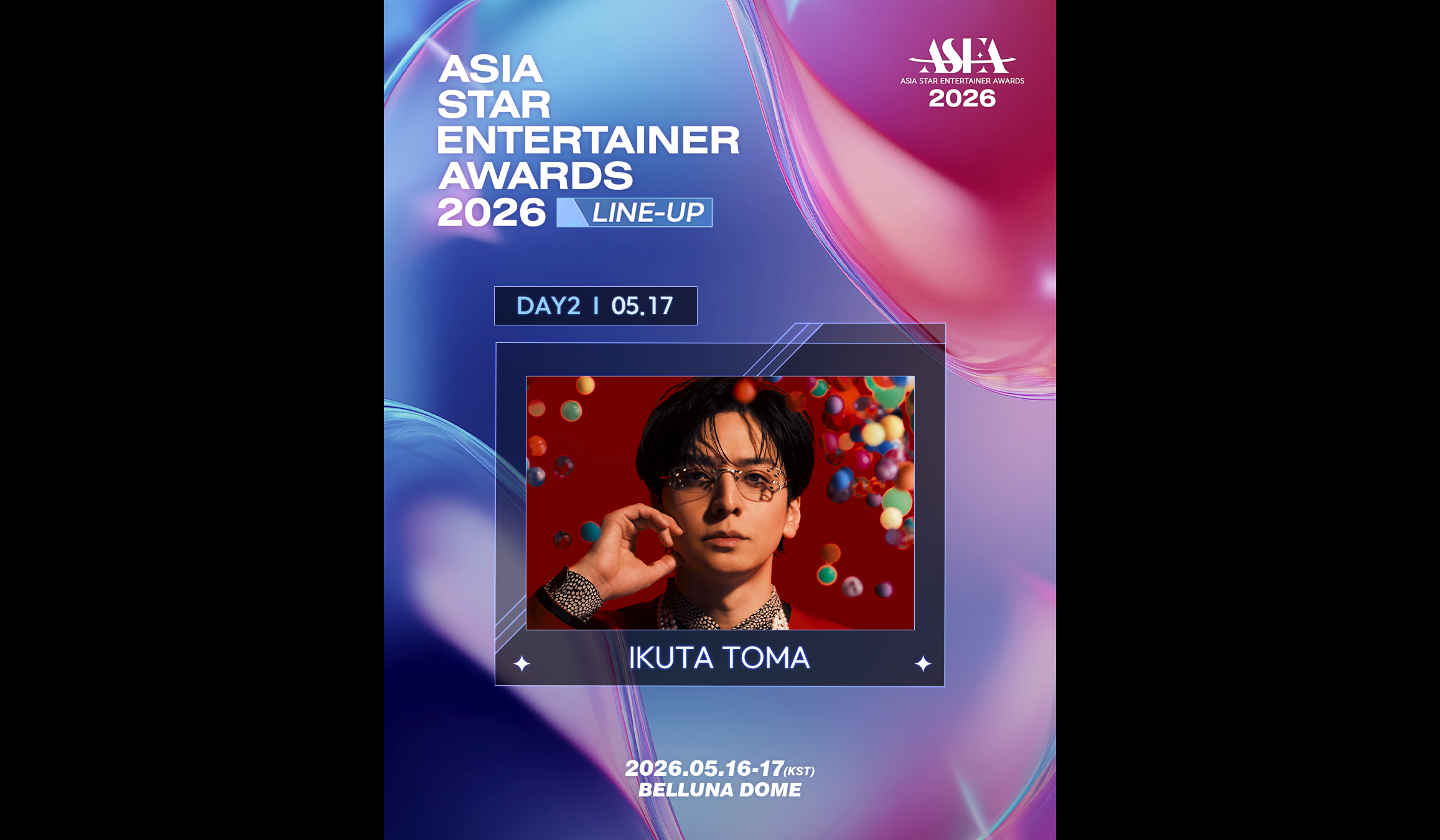 Top Japanese Star Ikuta Toma Confirmed for 'ASEA 2026' Lineup